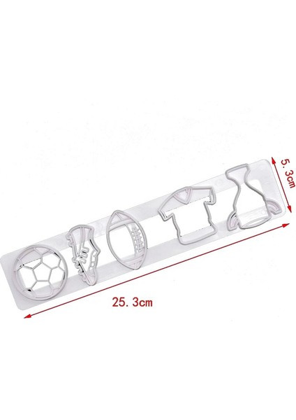 Açık Yeşil Tarzı Dıy Pişirme Araçları Dünya Kupası Kek Futbol Bisküvi Kabartma Fondan Kil Baskı Plastik Kalıp (Yurt Dışından) modelleri