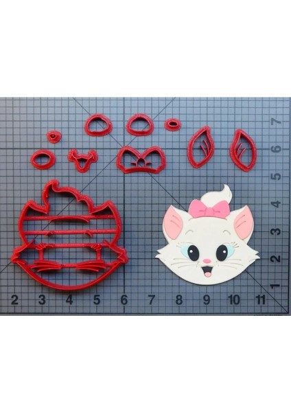 N8515 4 Inç 102 mm Stili Kedi Kızın Doğum Günü Fondan Kek Üst Çerez Kesici Özel Yapılmış Okuma Boyutu Açıklama (Yurt Dışından)