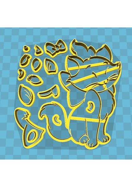 N8515 4 Inç 102 mm Stili Kedi Kızın Doğum Günü Fondan Kek Üst Çerez Kesici Özel Yapılmış Okuma Boyutu Açıklama (Yurt Dışından) modelleri