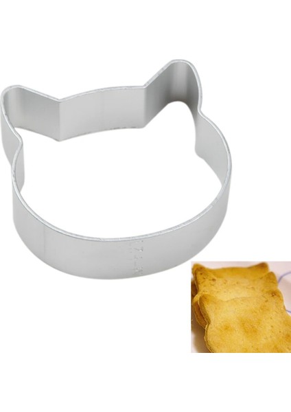3 Stili Ayarla Alüminyum Alaşımlı Bisküvi Pasta Kurabiye Kesici Dıy Kurabiye Kalıbı Kedi Kafa Şekli Kek Bakeware Kalıp Fondan Kesiciler Bisküvi Kalıbı (Yurt Dışından) modelleri