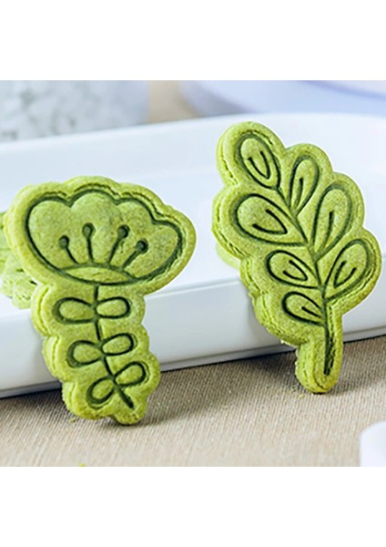 E1128-B Stili Çiçek Kurabiye Kalıbı Damga Bisküvi Kalıbı Kurabiye Kesici Kalıp Dıy Şeker Zanaat Dekorasyon Pasta Çiçek Kesici Fondan Pişirme Kalıbı (Yurt Dışından)