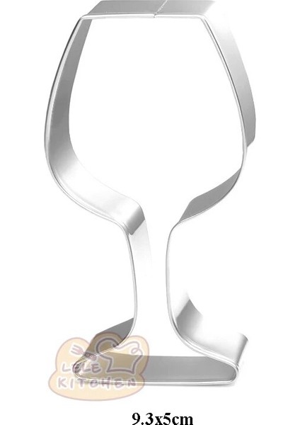 Şarap Kadehleri ​​tarzı 1 Adet Düğün Pişirme Kokteyl Üzüm Kırmızı Şarap Kurabiye Kesiciler Kalıplar Metal Şeker Bisküvi Kalıbı Fondan Kek Dekor Araçları Pastane (Yurt Dışından)