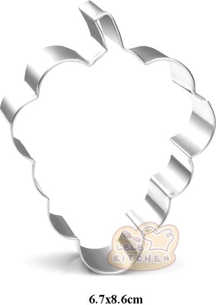 Şarap Kadehleri ​​tarzı 1 Adet Düğün Pişirme Kokteyl Üzüm Kırmızı Şarap Kurabiye Kesiciler Kalıplar Metal Şeker Bisküvi Kalıbı Fondan Kek Dekor Araçları Pastane (Yurt Dışından) fırsatları