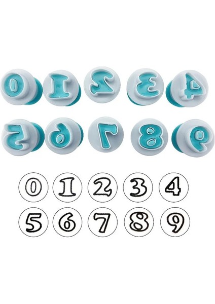 Erik Tarzı 26 Alfabe Harf Numaraları Fondan Kek Dekorasyon Seti Çerez Bisküvi Kalıp Baskı Basınçlı Buzlanma Kesici Kalıp Kalıbı (Yurt Dışından)