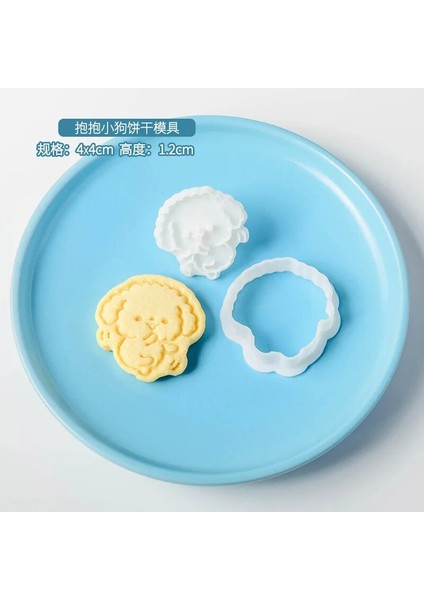 E2127 Stili 3D Karikatür Hayvan Kurabiye Damgası Kalıp Sevimli Mini Köpek Çerez Kesici Kalıpları Sugarcraft Kek Fondan Dekorasyon Araçları Pişirme Kalıbı (Yurt Dışından)