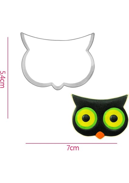 No.11 Stili Cadılar Bayramı Pastanesi Paslanmaz Çelik Çerez Kesici Bisküvi Çerez Pulları Bakeware Bisküvi Kalıbı Pişirme Bisküvi Kalıbı Pişirme Aracı (Yurt Dışından)