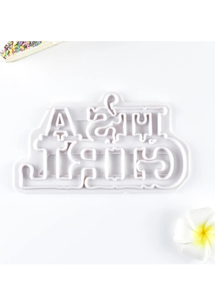 Kız Stili Yeni Erkek Kız Mektup Doğum Günü Kabartmalı Çikolata Bisküvi Kalıp Kek Kurabiye Fudge Kesici Damga Fondan Pişirme Dekorasyon Araçları (Yurt Dışından) fırsatları