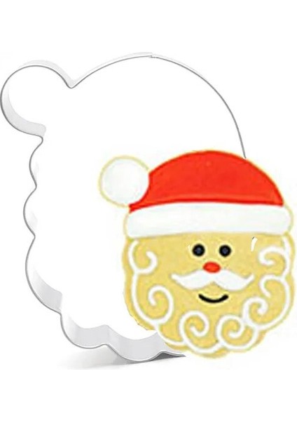 No.8 Stili Ristmas Kurabiye Kesici-Kar Tanesi, Şeker Kamışı, Yılbaşı Ağacı, Yıldız,zencefilli Bisküvi Fondan Kesiciler - Paslanmaz Çelik (Yurt Dışından)