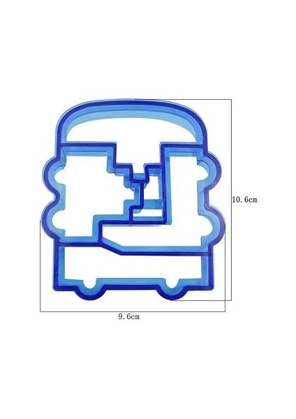 Araba Tarzı Çerez Kesiciler Çocuklar Için Dıy Eğlenceli Plastik Sandviç Kesici Kalp Köpek Dinozor Şekli Ekmek Kabuğu Kesiciler Sebze Kalıpları Makinesi 278 (Yurt Dışından)