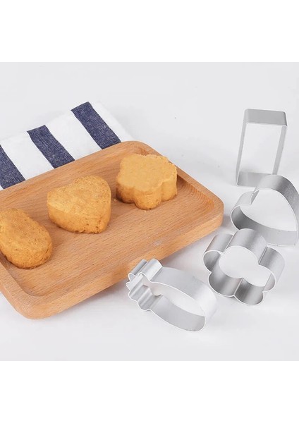 Oval 3 Adet Tarzı Paslanmaz Çelik Çerez Kesici Seti Yuvarlak Şekil Kek Fondan Kalıp Taşınabilir Bisküvi Kalıbı Mutfak Alet Pişirme Aksesuarları (Yurt Dışından) fırsatları