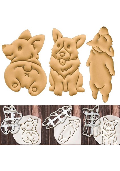 Mektup A-4pcs Tarzı Pişirme Için Kalıp Sevimli Kedi Köpek Mini Kurabiye Kalıbı Kurabiye Kesici Pasta Fırın Aksesuar Bisküvi Kek Mutfak Aracı Bakeware (Yurt Dışından)
