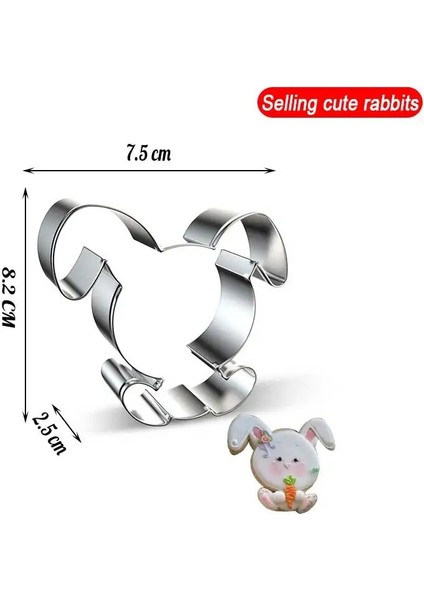 A-20 Stili Çerez Kesici Kalıp Paskalya Lale Şekerleme Ekipmanları Pasta Kalıpları Kek Pişirme Mutfak Aletleri Aksesuarları Alet Kek Kalıbı (Yurt Dışından)