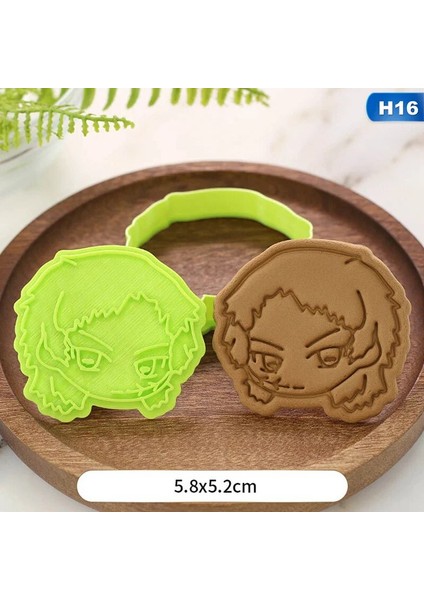 H16-RASTGELE Renk Stili Tyles Anime Demon Slayer 3D Damga Kurabiye Kalıbı Dıy Dekorasyon Pasta Kesici Fondan Pişirme Kalıp Aracı (Yurt Dışından) fiyatları