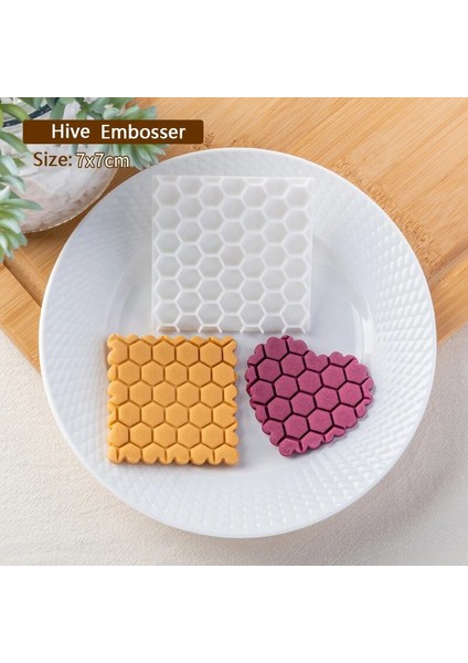E2639-KOVAN Stili Geometrik Aşk Desen Sevgililer Günü Fondan Bisküvi Kalıbı Ingilizce Mektup 3D Kabartma Damga Düğün Doğum Günü Partisi Pişirme Aracı (Yurt Dışından)