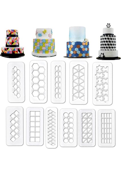 K Tarzı Et Geometrik Şekil Fondan Baskı Kalıbı Bisküvi Kalıbı Kek Çikolata Kalıbı Plastik Baskı Kek Araçları (Yurt Dışından) fiyatları