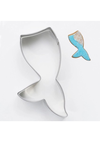 2 Adet Tarzı 1 Adet Denizkızı Kuyruğu Şekilli Çerez Kesici Bisküvi Kalıp Paslanmaz Çelik Fondan Kesiciler Dıy Pasta Pişirme Kek Dekorasyon Aracı (Yurt Dışından)