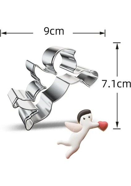 F Stili Elk Geyik Şekli Noel Kurabiye Kesici Fondan Damga Kek Kabartma Kurabiye Kalıbı Şeker El Sanatları Noel Pişirme Pasta Kesici (Yurt Dışından)