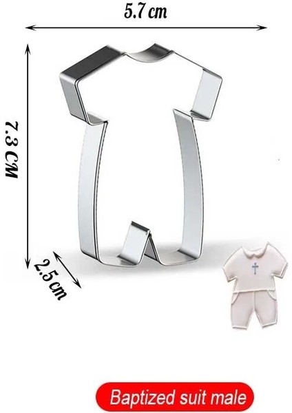 A-14 Stili Bebek Duş Malzemeleri Kek Dekorasyon Araçları Çerez Kesici Kalıp Ölür Cinsiyet Göstermek Biberon Arabası Onesie Sallanan At (Yurt Dışından)