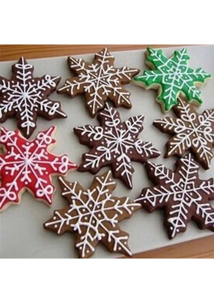 3 Adet Tarzı Et Kar Tanesi Noel Kurabiye Araçları Kesici Kalıplar Bisküvi Basın Buzlanma Seti Damga Kalıp Paslanmaz Çelik Kek Dekorasyon Araçları (Yurt Dışından) modelleri