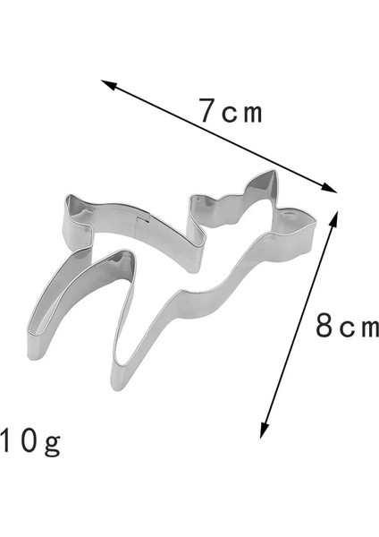H Tarzı Elk Geyik Şekli Noel Kurabiye Kesici Fondan Damga Kek Kabartma Kurabiye Kalıbı Şeker El Sanatları Noel Pişirme Pasta Kesici (Yurt Dışından) indirimleri