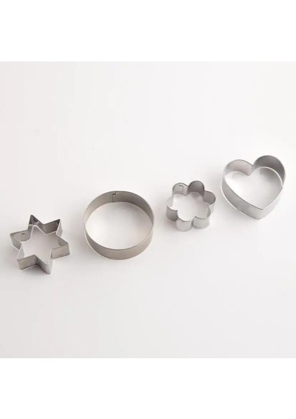 Yıldız Stili Et Paslanmaz Çelik Kurabiye Bisküvi Dıy Kalıp Yıldız Kalp Yuvarlak Çiçek Şekli Kesici Pişirme Kalıp Araçları Geometrik (Yurt Dışından) indirimleri