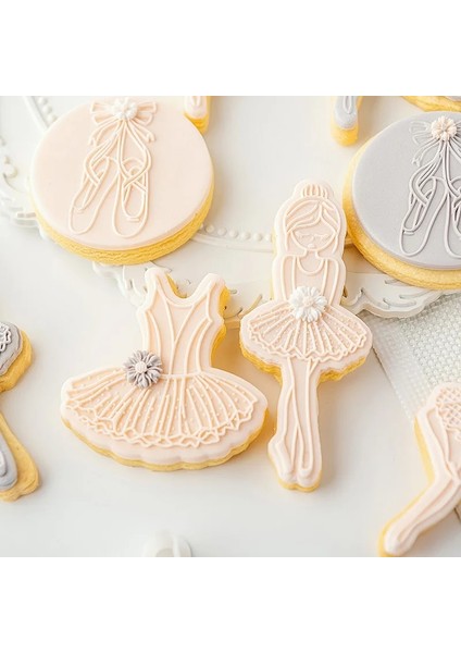 PC0104 Stili Bale Kız Kuğu Kek Çerez Basın Damgası Akrilik Fondan Şeker El Sanatları Çerez Kesici Bisküvi Kalıp Bakeware Pasta Dekorasyon Araçları (Yurt Dışından) modelleri