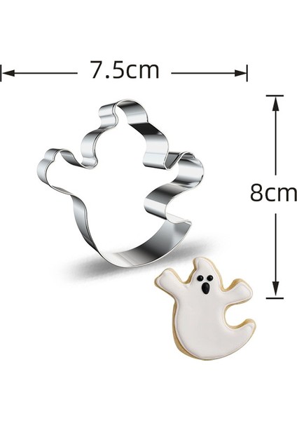 No.11 Stili Mutlu Cadılar Bayramı Paslanmaz Çelik Bisküvi Kalıbı Çerez Kesici Vampir Kafatası Şekli Kalıp Pişirme Aracı Dıy Kek Kalıbı Kurabiye Kalıbı (Yurt Dışından) modelleri