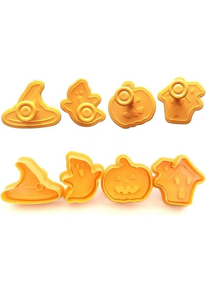 Bir Stil 3D Kurabiye Kesici Kalıp Cadılar Bayramı Noel Bisküvi Kabartma Kalıp Sugarcraft Tatlı Pişirme Silikon Kalıp Kek Dekor Için (Yurt Dışından)