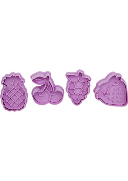 Kız Set Stili 4 Adet Bisküvi 3D Plastik Push-Tipi Noel Çerez Damgası Bisküvi Kalıbı Çerez Kesici Ebeveyn-Çocuk Dıy Kalıp Kek Dekorasyon Araçları (Yurt Dışından) modelleri