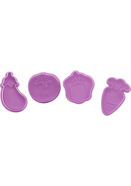 Kız Set Stili 4 Adet Bisküvi 3D Plastik Push-Tipi Noel Çerez Damgası Bisküvi Kalıbı Çerez Kesici Ebeveyn-Çocuk Dıy Kalıp Kek Dekorasyon Araçları (Yurt Dışından) fırsatları