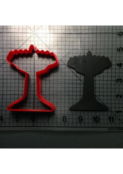 N2898 Menora 2 Inç Stili Yahudi Hanuka Tevrat Dreidel Menorah Davut Yıldızı 3D Baskılı Pla Çerez Kesiciler Okuma Boyutu Açıklama Boyutu Düşünmeyin (Yurt Dışından)