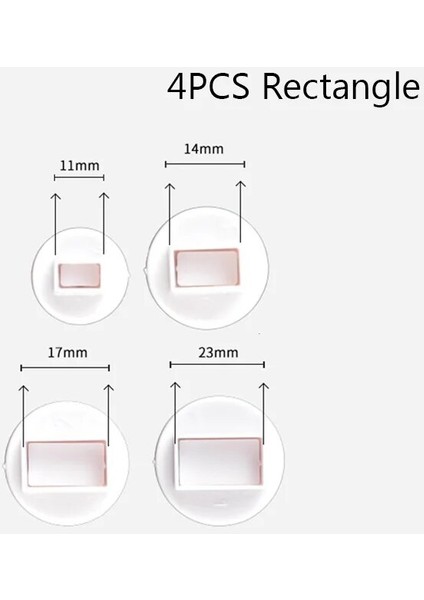 4 Adet Dikdörtgen Tarzı ⚡️1 Takım Pentagram Yıldız Mühür Kurabiye Kek Kalıbı Mutfak Aksesuarları Mini Yıldız Piston Kesici Bisküvi Kesici Kek Dekorasyon Araçları (Yurt Dışından)