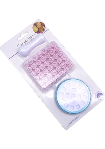 Açık Gri Tarzı 26 Alfabe Numarası Harf Kurabiye Kalıbı Bisküvi Kek Kalıbı Çikolata Kalıp Pullar Bisküvi Çocuk Oyuncakları Hareketli Tip Bölüm TW035 (Yurt Dışından)