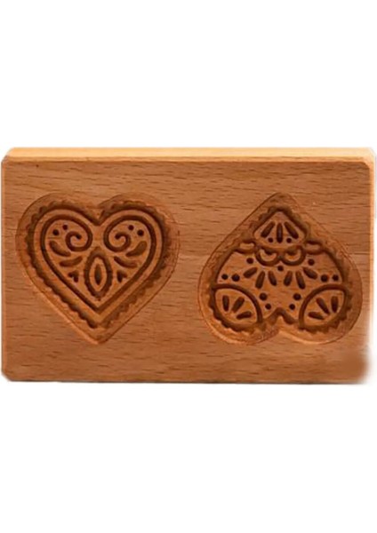 No.5 Tarzı Ahududu Aşk Kalp Bisküvi Fondan Kurabiye Kalıbı Oyma Kurabiye Kesici Kalıpları Ahşap Zencefilli Kurabiye Kalıbı (Yurt Dışından)