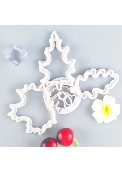 4pcs-07 Tarzı Birçok Yaprak Kalıp Çerez Kesici Çikolatalı Kek Kalıbı Fudge Pasta Pişirme Aletleri Kek Aracı Bisküvi Kalıbı Bitki Yaprak Kalıbı (Yurt Dışından) modelleri