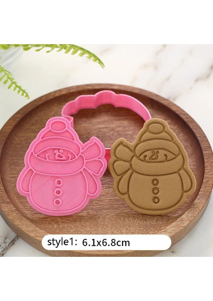 Stil1 Stil Noel Kardan Adam Kurabiye Damgası Bisküvi Dıy Kalıp 3D Kurabiye Kek Kesici Pişirme Kalıp Noel Kurabiye Kesiciler Renk Rastgele (Yurt Dışından) fiyatları
