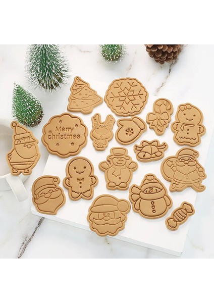 Stil1 Stil Noel Kardan Adam Kurabiye Damgası Bisküvi Dıy Kalıp 3D Kurabiye Kek Kesici Pişirme Kalıp Noel Kurabiye Kesiciler Renk Rastgele (Yurt Dışından) fırsatları