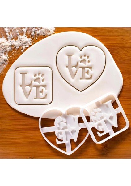 3 Yapraklı Yonca Stili Yeni Plastik Düğün Sevgililer Günü Kurabiye Kesici Fondan Kek Dekorasyon Kalıp Aşk Mektupları Buzlanma Bisküvi Kalıp Pişirme Araçları (Yurt Dışından) modelleri