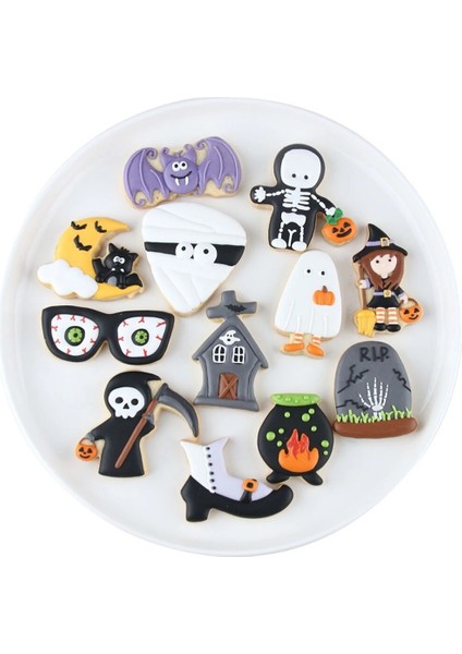 Stil8 Stili Ute Cadılar Bayramı Paslanmaz Çelik Bisküvi Dıy Kek Kalıbı Hayalet Kafatası Pişirme Çerez Kesici Araçları (Yurt Dışından) indirimleri