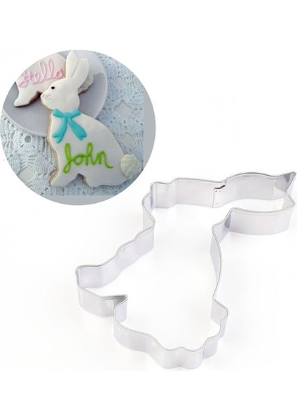 E Stili Yeni Tavşan Paslanmaz Çelik Kalıp Paskalya Yumurtası Kalıp Civciv Havuç Yumurtası 3D Çerez Kesici Dıy Pişirme Dekor Pasta Kalıp Araçları (Yurt Dışından) indirimleri