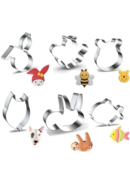 J Tarzı 3D Metal Paslanmaz Çelik Çerez Kesici Noel Şeker Şekli Kek Kalıbı Kek Dekorasyon Araçları Kahve Stencil Kalıp Pişirme Fondan (Yurt Dışından) modelleri