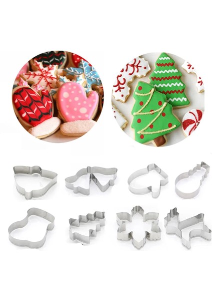 1 Adet Bir Stil 1 Adet Paslanmaz Çelik Bisküvi Kalıp Noel Kurabiye Kesici Tema Kar Tanesi Noel Baba Kek Bisküvi Zencefilli Kurabiye Kalıp Pişirme Aracı (Yurt Dışından) modelleri
