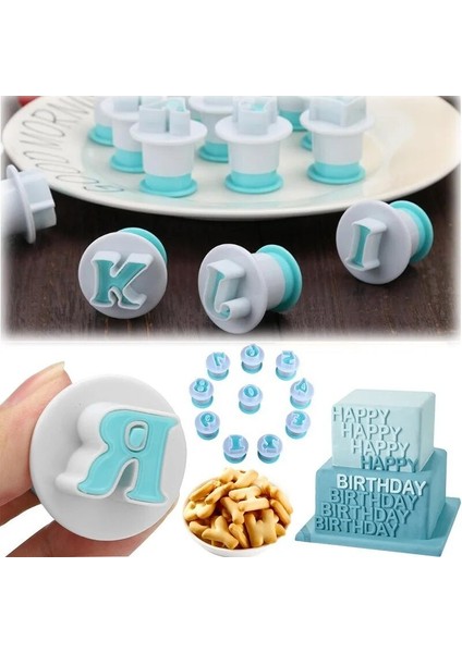Sayı Stili Alfabe Numaraları Çerez Damga Kesici Kek Kalıbı Büyük Küçük Harf Gıda Sınıfı Plastik Fondan Kek Bisküvi Dıy Pişirme Kalıbı (Yurt Dışından) fiyatları