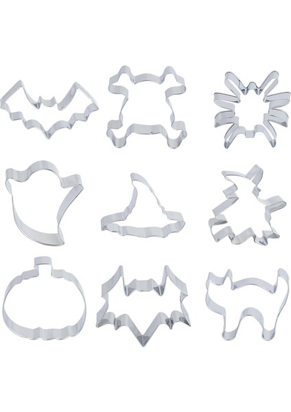 B03 Stili Ev Yapımı Kurabiye Kalıp Çerez Kesici Kabak Bisküvi Basın Damga Embosser Diy Zencefilli Cadılar Bayramı Pişirme Aracı Parti Malzemeleri (Yurt Dışından) fiyatları