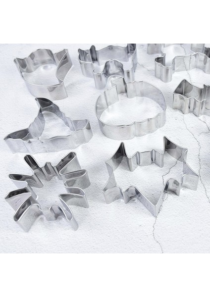 B03 Stili Ev Yapımı Kurabiye Kalıp Çerez Kesici Kabak Bisküvi Basın Damga Embosser Diy Zencefilli Cadılar Bayramı Pişirme Aracı Parti Malzemeleri (Yurt Dışından) modelleri