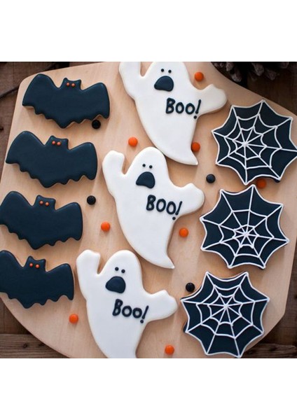 Mum Stili Cadılar Bayramı Metal Çerez Kesiciler Hayalet Fondan Kek Dekor Balkabağı Cupcake Çikolatalı Bisküvi Kalıp Pastane Reposteria (Yurt Dışından) fırsatları