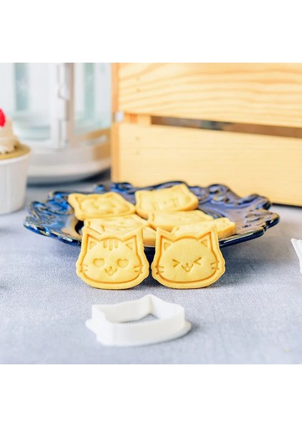 E1429 Stili Karikatür Yavru Bisküvi Kalıp Sevimli Çocuklar Dıy 3D Basma Kedi Kurabiye Kesici Ev Pişirme Araçları Fondan Pasta Şeker El Sanatları (Yurt Dışından) modelleri
