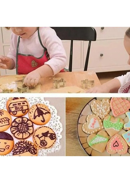 Pembe Tarzı 1 Adet Çerez Kesici Paslanmaz Çelik Kek Bisküvi Kalıbı Dıy Kabartma Makinesi Ev Mutfak Pişirme Araçları Için Dekorasyon Aracı (Yurt Dışından) indirimleri