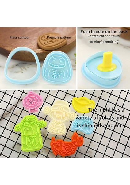 BT2009-YD028-4 Stili Yeni Yılınız Kutlu Olsun Bahar Şenliği Bisküvi Kalıbı Pişirme Için Kalıp Karikatür 3D Pres Buzlanma Bisküvi Kurabiye Kesme Kalıbı Pişirme Aracı (Yurt Dışından) modelleri