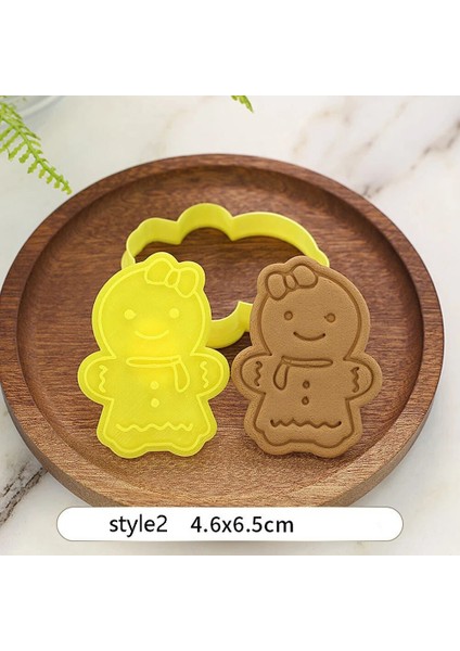 Stil2 Stili Noel Kardan Adam Kurabiye Damgası Bisküvi Dıy Kalıp 3D Kurabiye Kek Kesici Pişirme Kalıp Noel Kurabiye Kesiciler Renk Rastgele (Yurt Dışından)
